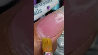 How to Polygel Over Tips shorts nails nailart [upl. by Truelove]