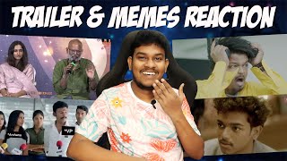 GOAT Trailer amp Memes Reaction🤣🤣 Thalapathy Vijay  Venkat Prabhu  Yuvan Shankar Raja  Tamil [upl. by Sivrat]