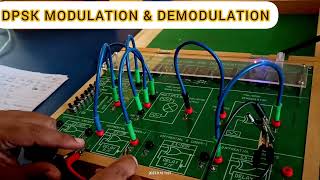 DPSK MODULATION amp Demodulation 5th Sem Com labVTU 21 Scheme [upl. by Artemisa]