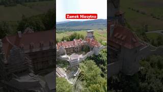 Zamek Niesytno w Płoninie Dolnyśląsk Polska music travel poland zamek castle history drone [upl. by Lledor553]