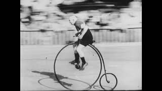 Penny Farthing Bike Race 1940s [upl. by Seerdi]