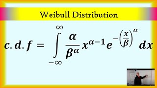 Calculate the Weibull Distribution cdf [upl. by Davidoff44]