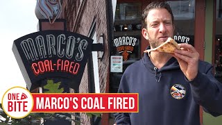 Barstool Pizza Review  Marcos Coal Fired Denver CO [upl. by Suollecram]