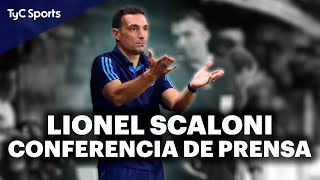 LIONEL SCALONI quotSER CAMPEONES DEL MUNDO NO NOS HACE INVENCIBLESquot ⚽ ARGENTINA 02 URUGUAY [upl. by Belloir]