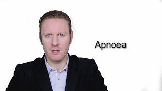 Apnoea  Meaning  Pronunciation  Word World  Audio Video Dictionary [upl. by Nalac]