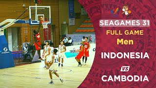 Highlight Men 5x5 Indonesia  Cambodia  Basketball Sea Games 31 Ha Noi Viet Nam [upl. by Goldshell]