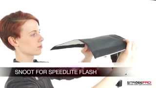 SnootReflector for Speedlite Flash [upl. by Ahsinehs]