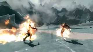 Skyrim Battles  10 Dragonpriests vs 10 Draugr Death Overlords Legendary Settings [upl. by Dahsraf]