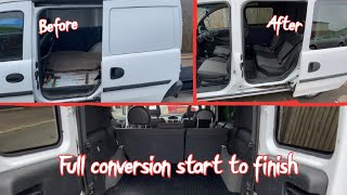 Combo panel van conversion into practical 5 seater [upl. by Dlopoel]