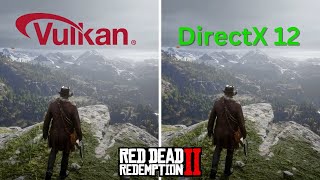 RDR2 Vulkan vs DirectX 12  RTX 4090  i9 13900KF [upl. by Rockel]