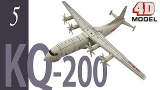 KQ200 maritime patrol aircraft  4D Puzzle Model 1240 Plane Series [upl. by Otti]