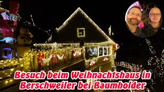 Fotochallenge unserweihnachtsbild2022  Besuch vom Weihnachtshaus Berschweiler mit GregorsWelt [upl. by Assirual]