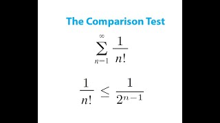 Comparison Test for Series 1n Using Geometric Series [upl. by Anrym]