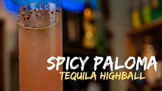 Spicy Tequila Highball  Home Sip Cocktails [upl. by Gainer66]