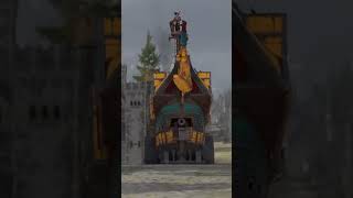 MARIENBURG LANDSHIP SAILS TO WAR warhammer warhammer3 thronesofdecay shorts [upl. by Anivlem]