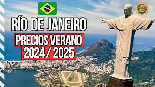 🇧🇷 Río de Janeiro  Brasil 💰 Precios verano 2024  2025 ✅ Comidas actividades transporte y más [upl. by Tabbitha]