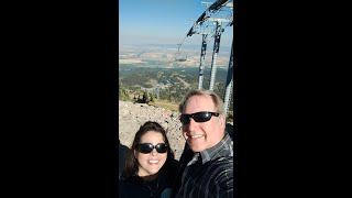 Feel the sensation being in this Ski lift at Grand Targhee Resort near Alta Wyoming 😳😬😯 [upl. by Rolo921]