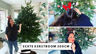 KERSTBOOM OPTUIGEN IN 2022  EEN ECHTE KERSTBOOM VAN 300CM VERSIEREN 🎄  MELISSA AARSSÉE [upl. by Eniamert]