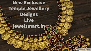 JewelSmart Long Necklace Antique Gold Temple Jewellery New Launch Pre Booking [upl. by Annodas19]