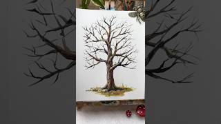 🌲How to Paint a Tree Trunk amp Branches 🌲We’re launching a Tree Challenge on my channel this Sunday [upl. by Eleanora]