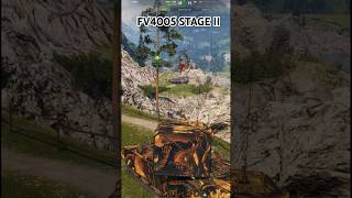 FV4005 Stage II destroys JgPz E 100 World of Tanks wot shorts [upl. by Bush]