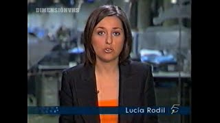 Informativos Telecinco Madrugada  Tele5 2004 Lucía Rodil [upl. by Letta]