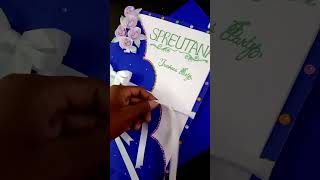 Freshers invitation card ideascraftideascraftgalleryshortsinstareelsviral1millionviews [upl. by Cheng790]