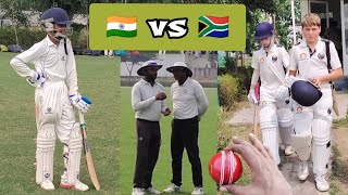 My First Cricket Match 🏏 INDIA 🇮🇳 vs 🇿🇦 South Africa 💙💚 cricket match dailyvlog [upl. by Eaver]