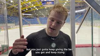 Dartmouth Mens Hockey Postgame Quinnipiac 11824 [upl. by Nickie835]