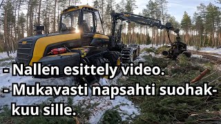 Lyhyt koeajokoneen esittely video ja pikkasen lisäilin teksteillä juttuja myös Ponsse Bear C6 H8 [upl. by Riccardo]