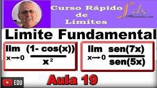 GRINGS  Limites  Exercícios de limite fundamental trigonométrico  Aula 19 [upl. by Suravart998]