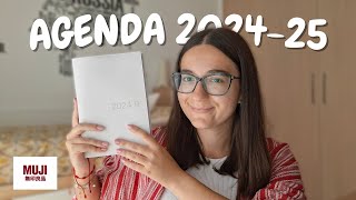 AGENDA 20242025  MUJI planificador mensual y semanal [upl. by Radmen]