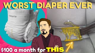 WATCH THIS BEFORE YOU BUY COTERIE DIAPERS  Coterie Diaper Review  Luxury Diaper Disaster [upl. by Clarisse]