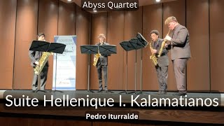 Suite Hellenique I Kalamatianos by Iturralde  Abyss Quartet [upl. by Antoni]