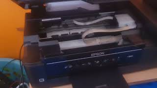 Epson Printer issue Paper and Ink Light Blinking L3060 L3050 L3070 error [upl. by Hahnke931]