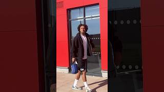 Joshua Zirkzee ARRIVES At Carrington 🫡 [upl. by Arline]