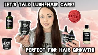 Let’s Talk LUSH Haircare PERFECT FOR HAIR GROWTH 🫶 Reviews Of Everything I’ve Used amp A Demo [upl. by Aikkin]