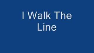 Johnny Cash  I Walk The Line Lyrics [upl. by Andie]