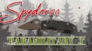 An Iconic Knife Gets a New Steel  The Spyderco Paramilitary 3 in S45VN para3 [upl. by Pieter663]