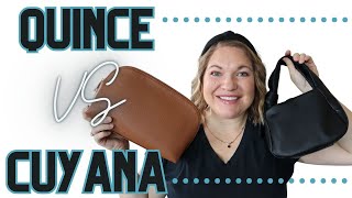 Quince VS Cuyana Bag Comparison [upl. by Novanod]