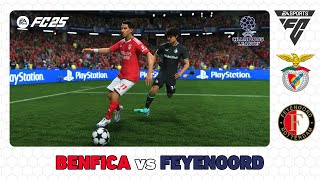 BENFICA vs FEYENOORD  UEFA Champions League 202425  EA SPORTS FC 25 [upl. by Hamilton430]