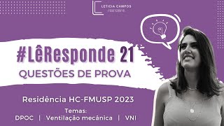 LêResponde 21 questões da Residência Multiprofissional do HCFMUSP 2023 [upl. by Luigi]