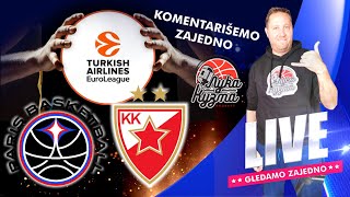 Paris – Crvena Zvezda  Evroliga Live 202425 [upl. by Assirahs669]