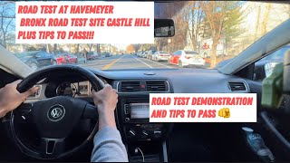 Road Test at Havemeyer Bronx Road Test Site Castle Hill plus tips to pass driving fyp viralvideo [upl. by Ileak510]