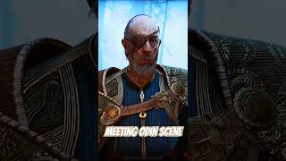 God of War Ragnarok PS5  Meeting Odin Scene [upl. by Ailin]