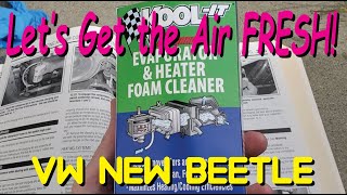 VW New Beetle How to Clean the Evaporator amp Heater Core How to Replace the Cabin Air Filter [upl. by Cl]