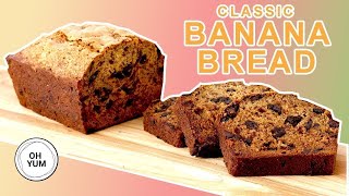 Professional Baker Teaches You How To Make BANANA BREAD [upl. by Lahcym226]