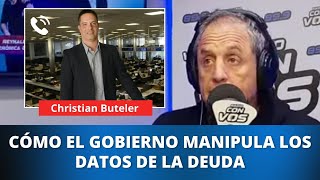 ¿La deuda externa en dólares creció durante el Gobierno de Milei Christian Buteler con Tenembaum [upl. by Eiramadnil]