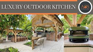 LUXURY OUTDOOR KITCHEN BUILD UK [upl. by Aimekahs]