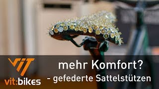 Mehr Komfort auf dem Rad  gefederte Sattelstütze  vitbikesTV 043 [upl. by Hoes]